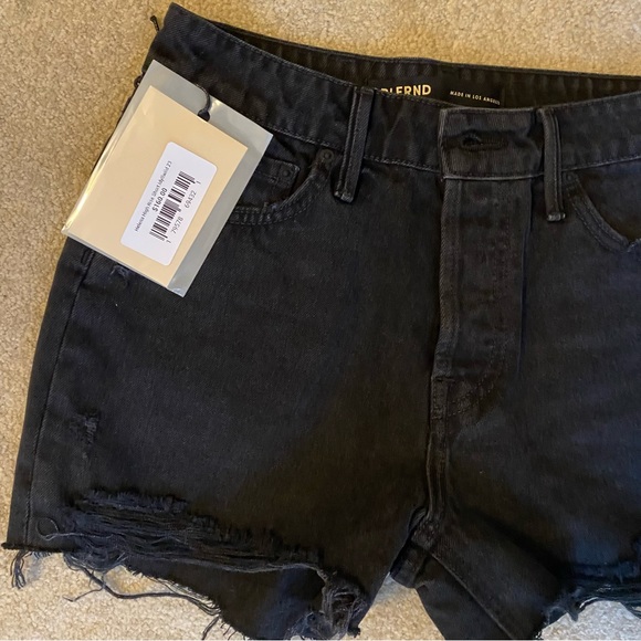 GRLFRND Helena High Rise Denim Shorts NWT Size 23 - Picture 5 of 7